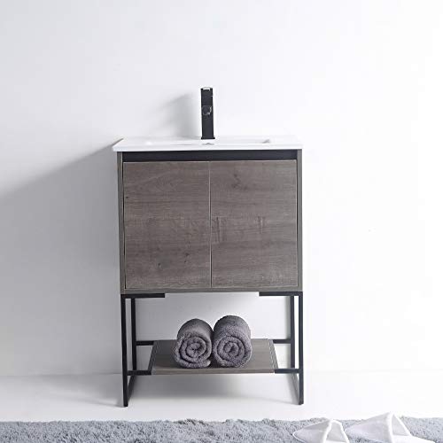 Lowest Price Fine Fixtures - 24" Inch Bathroom Vanity and Sink, Knob Free Design - Urbania Collection Lowest Price Fine Fixtures - 24" Inch Bathroom Vanity and Sink, Knob Free Design - Urbania Collection