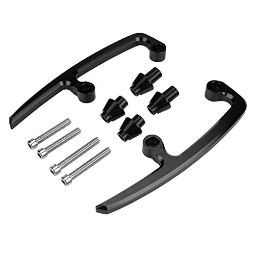 Poignée passager Z650 en aluminium CNC noir pour modèles 2017 à 2020