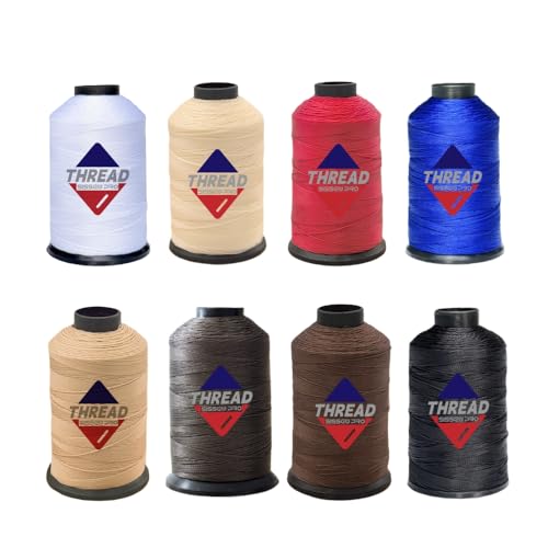 Sissewpro 1oz 375 yds Each 8 Pack Tex70 Bonded Nylon