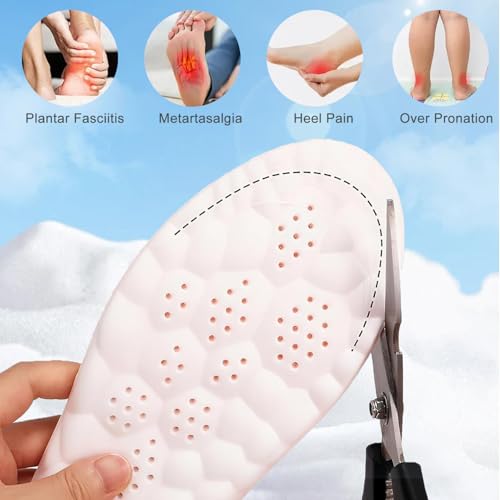 Plantillas de Espuma Memory Foam 4D Naranja 2 Pares miniatura 5