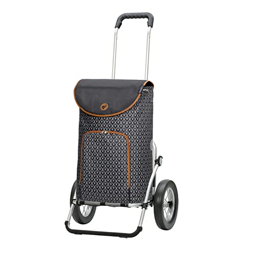 ANDERSEN Einkaufstrolley - Royal Shopper Famke anthrazit 47 L modisch,Thermo, Aluminium, klappbar, leichtgängig