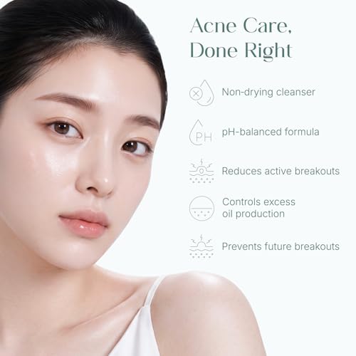 Image of Seoulskin 2% Salicylic Acid Acne Control Face Wash for Oily & Acne Prone Skin | With AHAs for Pore Cleansing, Oil Control & Sebum Regulation | Treats Active Acne | For Women & Men | 100 ml
