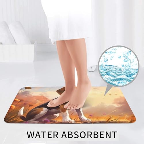 Nerdy Beagle tapis de bain de qualité supérieure à séchage ultra rapide - 7