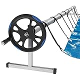 [MOBILER EINSATZ] Bei größeren Pools kann es schnell anstrengend werden, die Solarplane abzunehmen. Mit unserem mobilen Aufrollsystem ist es besonders einfach, Abdeckungen allein und ohne großen Aufwand anzubringen oder aufzuräumen.