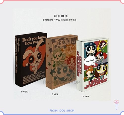 Álbum NewJeans How Sweet Weverse álbum kpop Dreamus versión A coleccionable 3