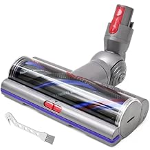 Upgrade High Torque Brush Head Replacement Vacuum Head for Dyson V7 V8 Cyclone V10 V11 V15 SV10 SV11 SV12 SV14 SV15 Cordless Vacuum Cleaner, Quick Release Motor-Head Brush for,Adjustable Suction