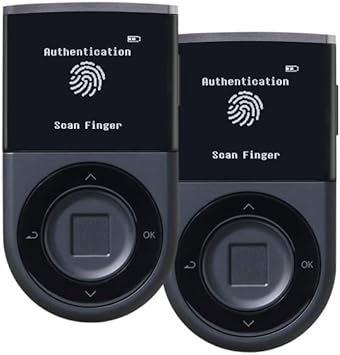 DCENT Hardware Wallet Biometric Cold Wallet for Crypto with Fingerprint Authentication | Secure Bluetooth Storage for Bitcoin, Ethereum, XRP, XDC, Solana, Stablecoins & More. Double unit