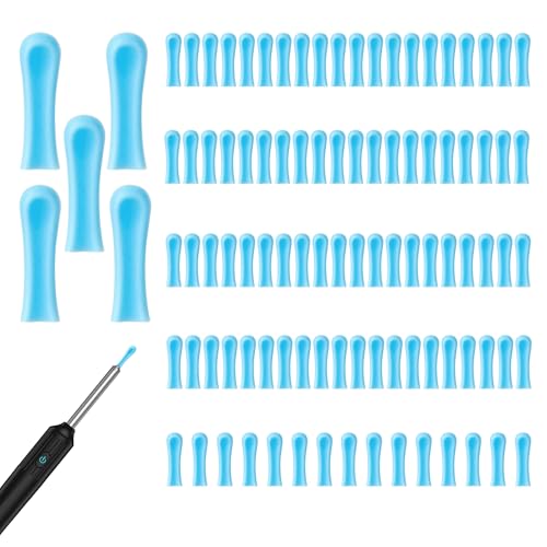 100 Pieces Ear Cleaner Replacement Tips Silicone Ear Spoon Replacement Tip Visible Ear Pick Silicone Earmuffs Reusable Pick Ear Wax Removal Tips Kit for Ear Camera Family Adults Ear Health Care 100 Pieces Ear Cleaner Replacement Tips Silicone Ear Spoon Replacement Tip Visible Ear Pick Silicone Earmuffs Reusable Pick Ear Wax Removal Tips Kit for Ear Camera Family Adults Ear Health Care