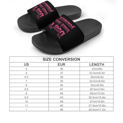 Don't Touch Me Peasant House Slippers for Women Men Personalized Shower Shoes Sandals Slides2