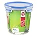 Emsa 508553 Boîte alimentaire ronde avec couvercle, 2.0 Litre, Transparent (bleu)
