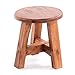 Tabouret de Jardin en Bois d'acajou Massif Marron Clair 23 x 20 x 20 cm