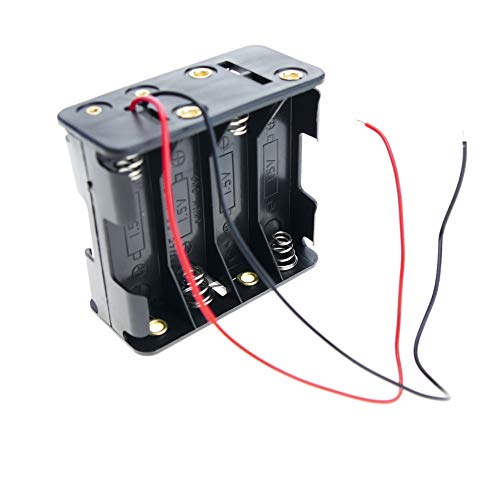 BeMatik - Portapilas para 8 Pilas LR6 AA 1.5V (EN094)