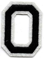 O &ndash; Buchstabe; Aufn&auml;her/Patch mit B&uuml;gel-Klebe-Fl&auml;che zum fixieren