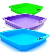 Wax Deep Dish Container Tray - Bulk Set of 3 - Assorted Colors