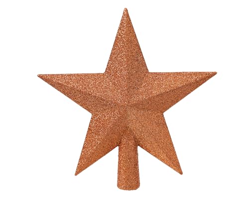 Kaemingk Christbaumspitze Kunststoff 19cm Stern mit Glitzer...