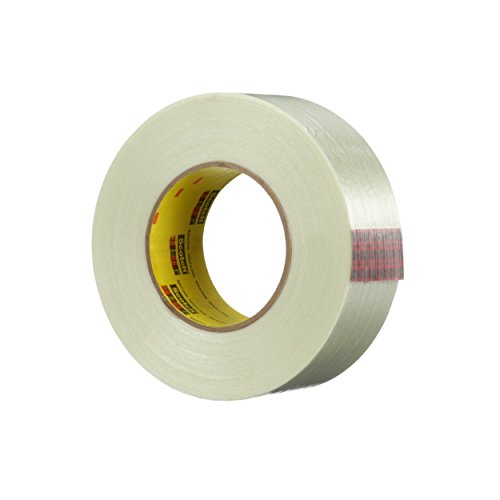 Image of 3M Scotch 71962-case High Strength Filament Tape 890RCT, Clear, 48 mm x 55 m, 8 mil, 24 Rolls per case