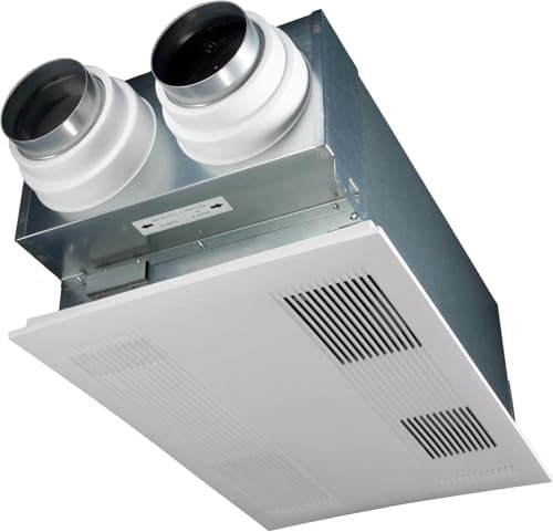 Panasonic WhisperComfort 60 Energy Recovery Ventilator (ERV), Wall/Ceiling Mount Exhaust Fan, FV-06VE1