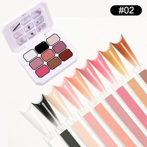 Yaya Nails Pat Pat Gel Ombre Gradient Nail Kit 9 Colors miniatura 2
