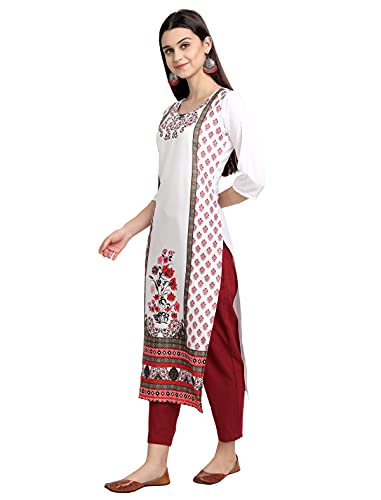 Image of Women's Crepe Regular Kurta
