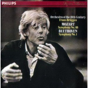 Symphony 40 [Audio CD] Mozart; Beethoven; Bruggen and 18th Century