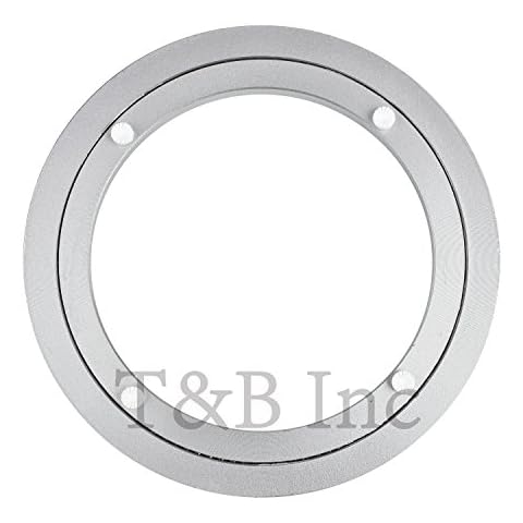 TamBee Aluminum Lazy Susan Heavy Duty Metal Rotating Hardware Turntable Bearing Ring Lazy Susan Base Only Cover