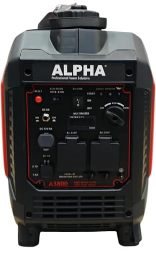 Image of AK POWER SERVICE ALPHA A3800-3000 Watts & 3KW Super Silent Inverter Generator-Self Start|Eco & Turbo Mode|Silent Generator|Home & Commercial Use|Life Time Spare|1 Year Full Brand Warranty
