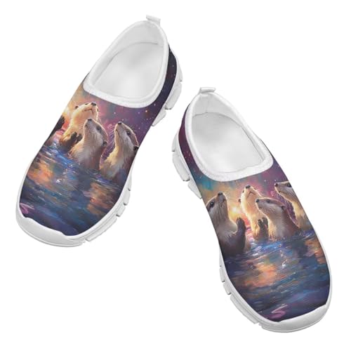 Children's Low-Top Sneakers, Boys'Slip On Lightweight Sports Shoes Girls'Leisure Boat Shoes for School Outdoor4