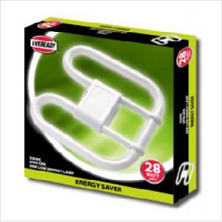 Eveready 2D Lamp 28W 2 PIN 240V CFL