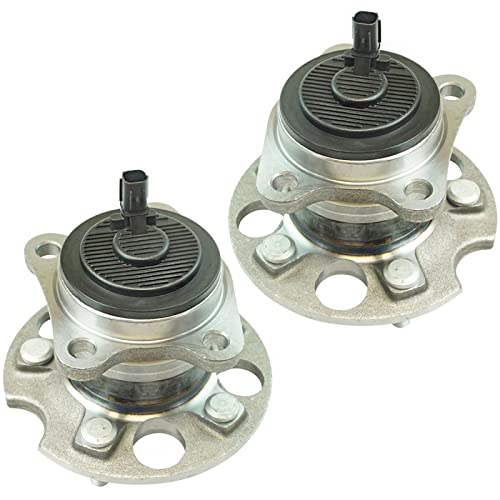 Image of TRQ Rear Left and Right Wheel Bearing and Hub Assembly Set 2 Piece