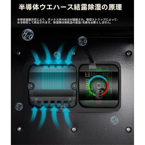 AOPIPI 防湿庫 乾燥ボックス 50L【LEDデジタル表示タイプ】 の商品画像 5