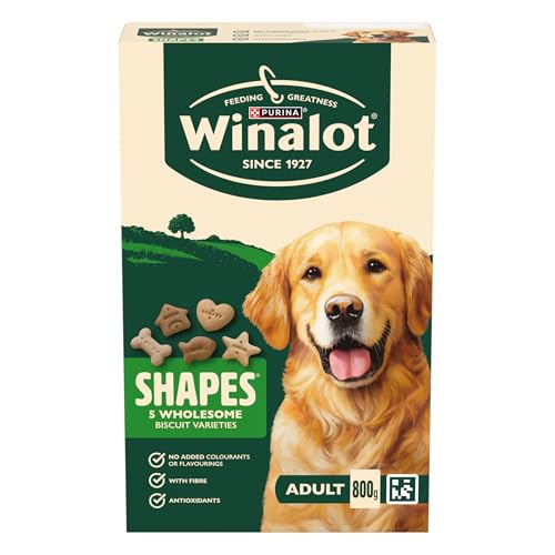WINALOT Shapes Dog Treat Biscuits 800g (Pack of 5)