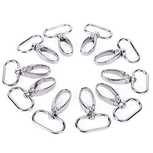 30 Stück Schwenk Karabinerhaken HakenKarabiner Karabinerhaken Mit Schlüsselring Haken Für Swivel Tasche Verschlüsse…