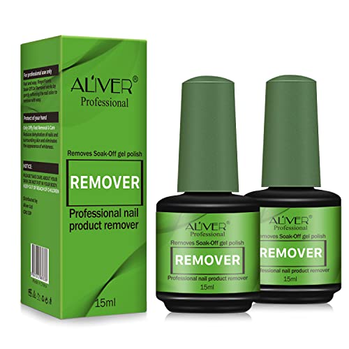 Removedor Esmalte Permanente, Gel Nail Polish Remover, Quitar Uñas Semipermanentes, Quita El Esmalte Uv Fácil Y Rápidamente, Hace Uñas Más Limpias Y Brillantes, y No Lastima, 2pcs