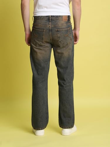 Image of BENE KLEED Men Tinted Light Fade Pure Cotton Jeans