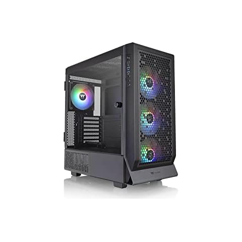 Ceres 500 TG ARGB Black E-ATX Mid Tower Chassis Tempered Glass Cover
