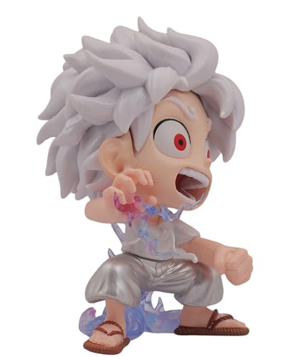 Image of Daiyamondo Premium Anime Action Figure- Unlease The Power of Highly Detailed Collectible with Dynamic Pose (Small White Luffy)