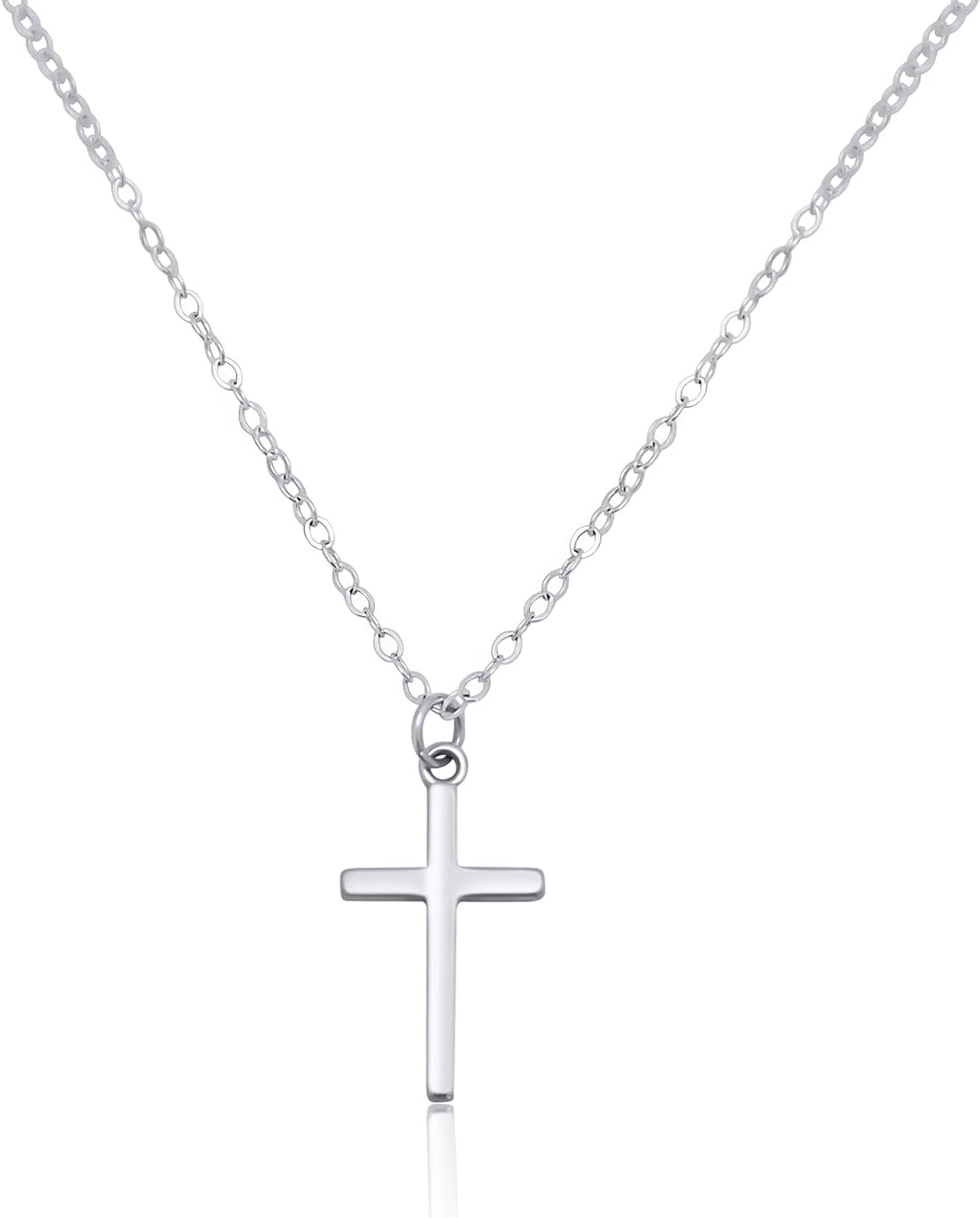 EFYTAL Confirmation Gifts for Teen, 925 Sterling Silver Cross Necklace for Women, Religious Gifts for Women