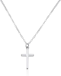 Confirmation Gifts for Teen, 925 Sterling Silver Cross Necklace for Women, Religious Gifts for Women