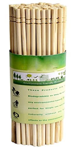 Adaamya® 6" - 100 Pcs Disposable Bio-degradable Round Bamboo Beverage Stirrer Sticks for Drinks, Cocktail Coffee, Tea, Soup Stirrer for Bar Coffee Shops Restaurants & Cafeterias (6" - 15 cm, 100)-image-18