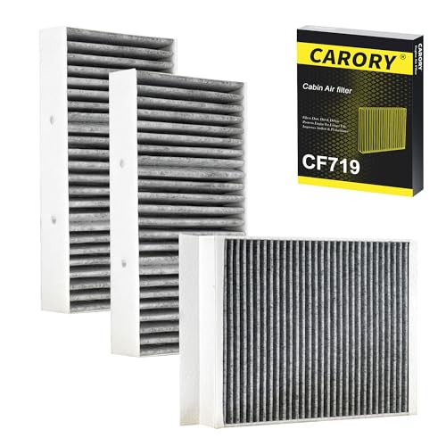 Image of CARORY Activated Carbon Cabin Air Filter for Mercedes Benz 2016-2018 GLE350, 2016-2019 GLE400, 2012-2015 ML350, 2017-2019 GLS450, OE# 1668300318, CF11719, CF719