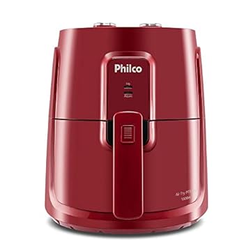 Fritadeira Air Fryer Philco Air Flow 4 Litros 1500w Vermelho Pfr15v - 127v
