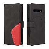 【Función de billetera】: Esta funda de piel para Samsung Galaxy S10 ofrece 3 compartimentos para tarjetas y 1 compartimento para billetes para sus tarjetas de crédito, tarjetas de visita y billetes.