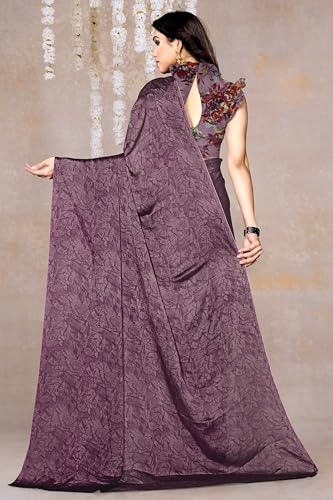 Image of MIRCHI FASHION Women Saree | Chiffon Batik Printed Breathable Regular Use Sari with Blouse