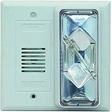 Edwards Signaling Horn Strobe,Clear,4-1/2 In. H,24VAC/DC 6536-G5-1 Each