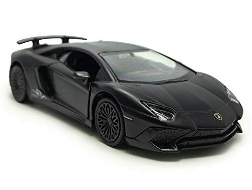 Lamborghini Aventador LP 700-4 1:38 Matt Black 5" miniatura 2