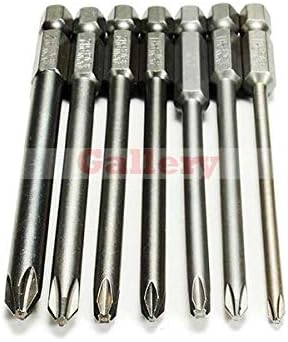 Screwdriver 2 Sets Lot 7pcs 100mm Length Hex Cross Head Magnetic Screwdriver Bit Electric Drill Screwdriver Switches Electric Drills