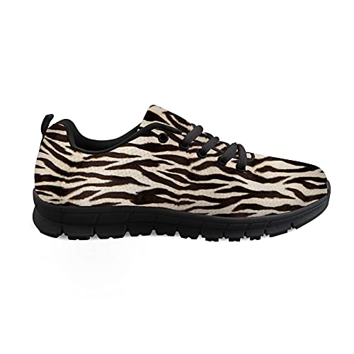 Biyejit Chaussures de Course sur Route à imprimé léopard pour Femmes Baskets de Marche légères pour Les Voyages en Plein air