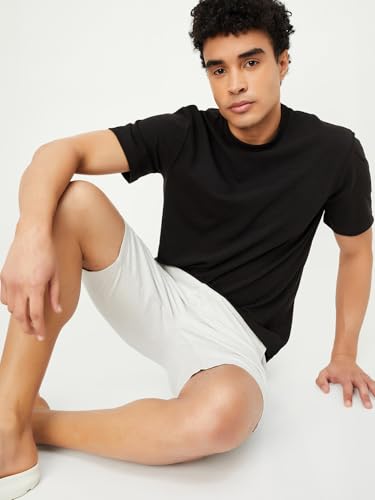 Image of Max Men's Solid Regular Fit T-Shirt