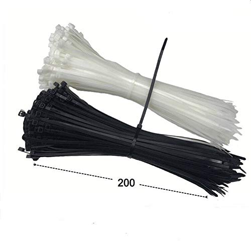 Attache De Câble En Plastique Et Nylon Autobloquante, 100 Pièces, Noir