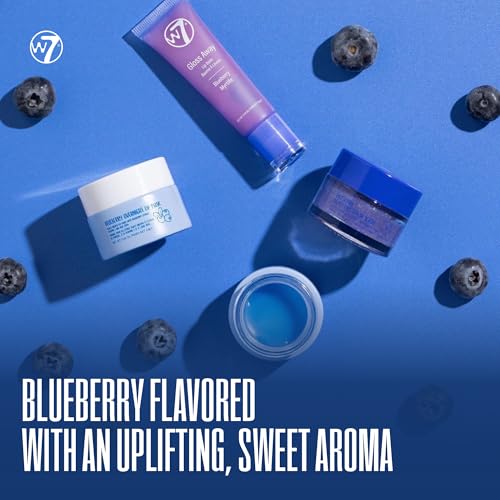 W7 Sweet Dreams Lip Care Trio - 3 Piece Gift Set - Overnight Lip Mask, Lip Balm & Lip Scrub - Blueberry - Thumbnail 3